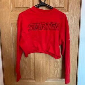 Starter Long Sleeve Crop Top